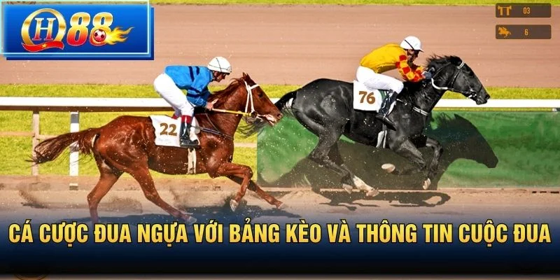 Cá Cược Đua Ngựa với bảng kèo và thông tin cuộc đua